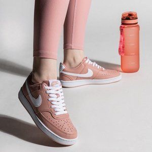 NWT Nike Court Vision Low Next Nature - Rose Whisper & White